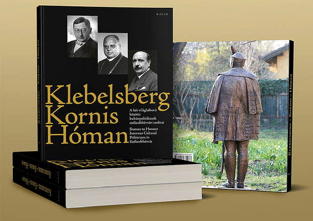Szerdán mutatják be a Klebelsberg-Kornis-Hóman a két világháború közötti kultúrpolitikusok székesfehérvári szobrai című könyvet